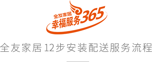 全友家居22步安装配送服务流程
